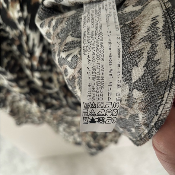 Zara Leopard Midi Dress, Size M - Picture 9 of 9